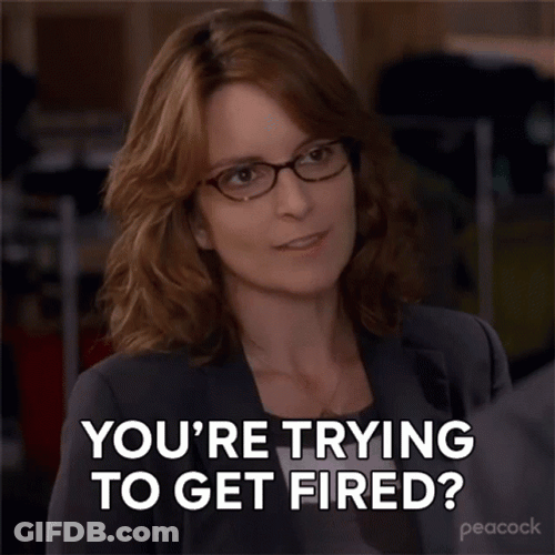 Tina Fey You're Fired GIF