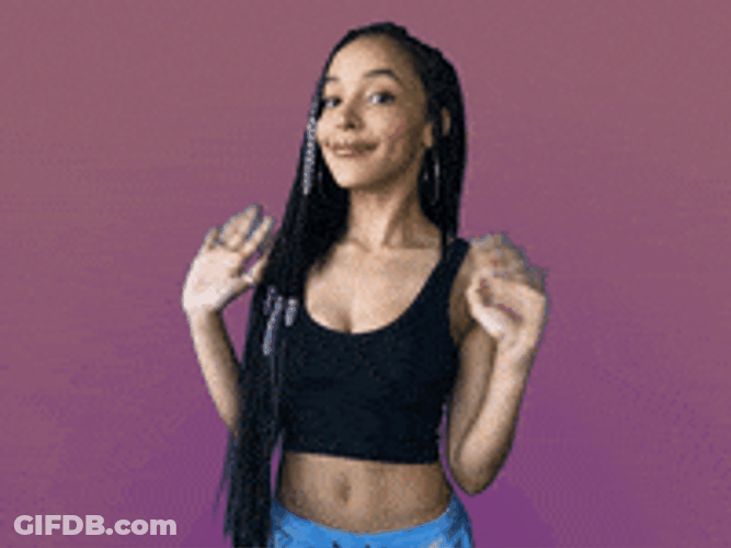 Tinashe Jazz Hands Wave GIF