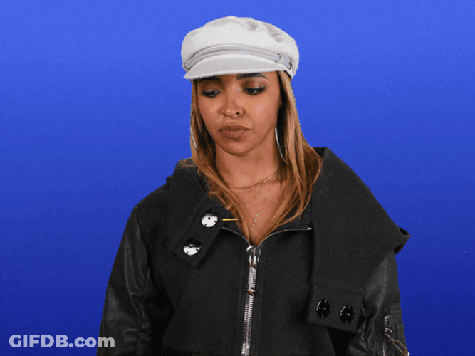 Tinashe Pass Thumbs Down GIF