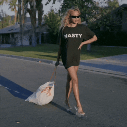 Tinashe Walking On Street Nasty Girl GIF