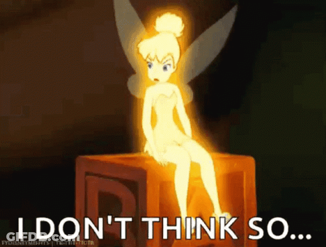 Tinker Bell So No Head GIF