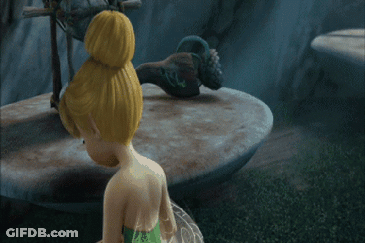 Tinker Bell Tired Tuesday GIF