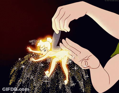 Tinkerbell Being Held GIF