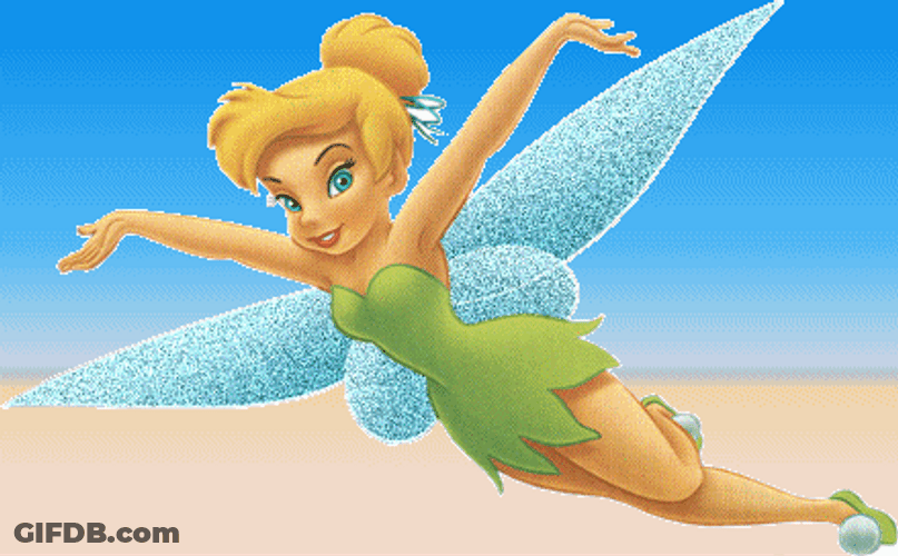 Tinkerbell Flashing Lights GIF