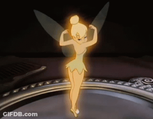 Tinkerbell Flexing Her Muscles GIF