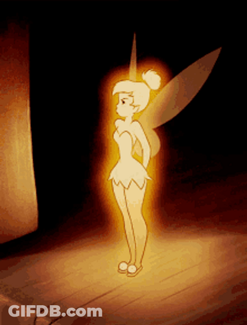 Tinkerbell Nodding No GIF
