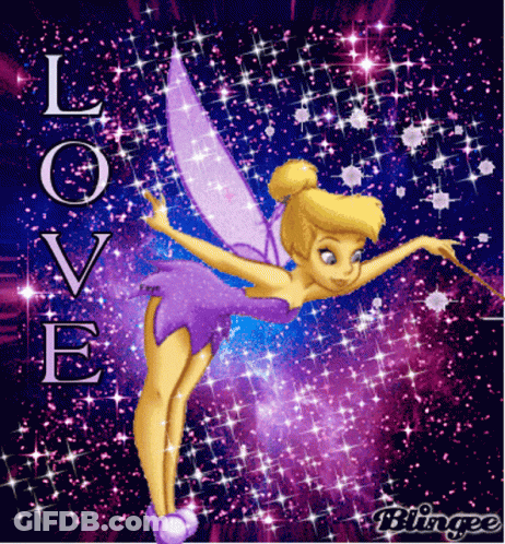 Tinkerbell Saying Love GIF