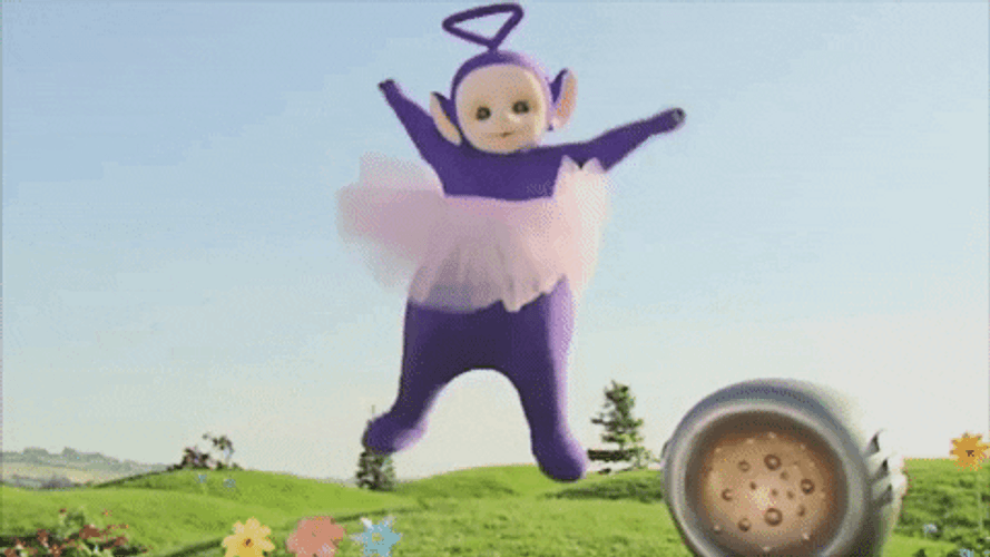 Tinky-Winky Ballerina Teletubbies GIF