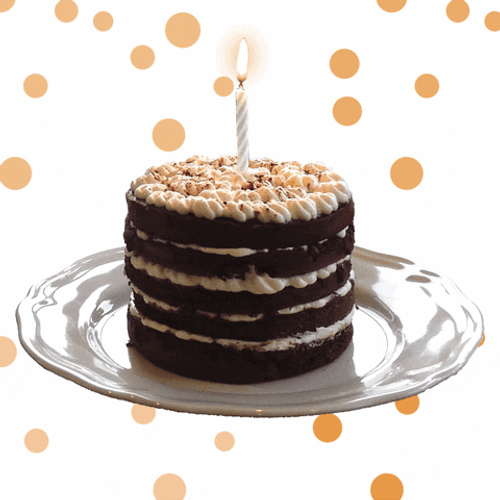 Tiny Chocolate Cake GIF
