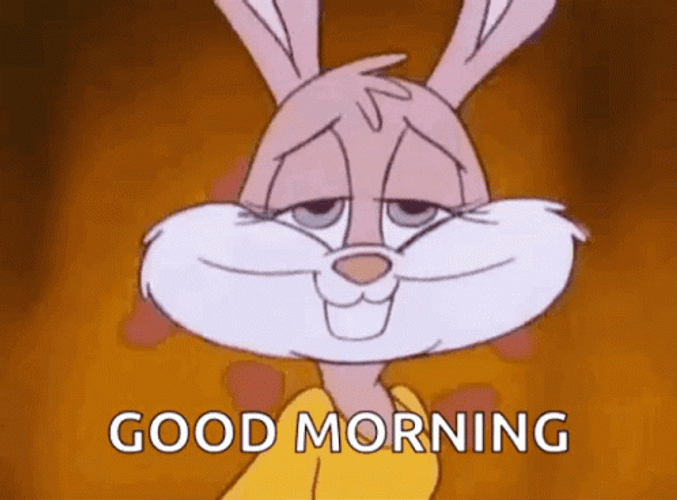 Tiny Toons Adventures Babs Funny Love Good Morning GIF