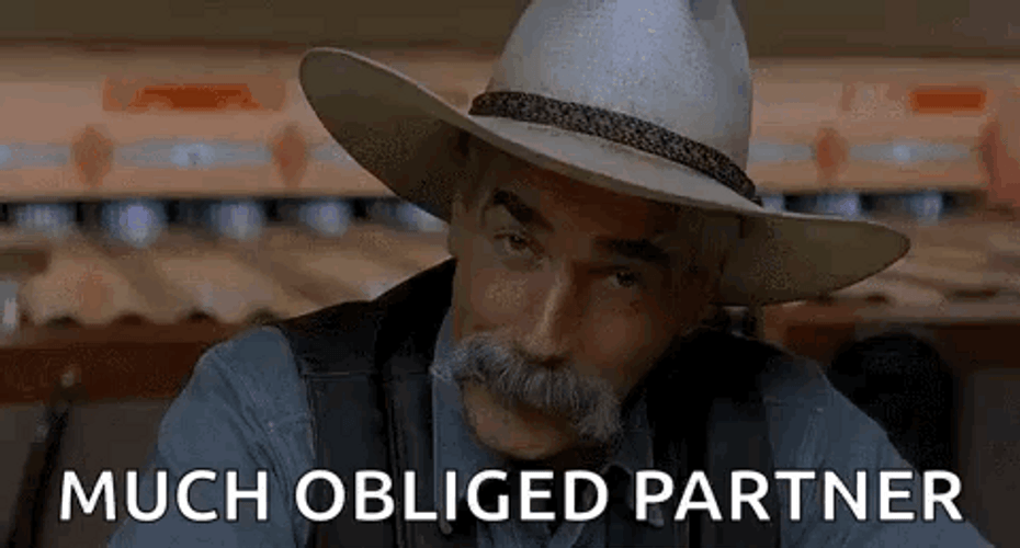 Tip Hat Man Much Obliged Partner GIF