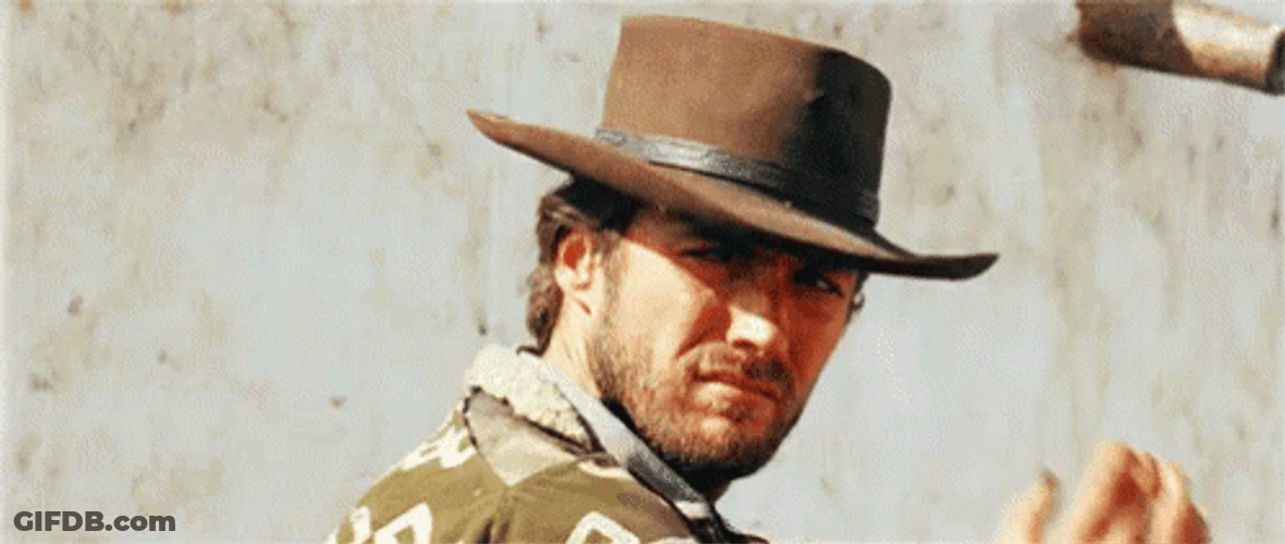Tip Of The Hat Clint Eastwood GIF