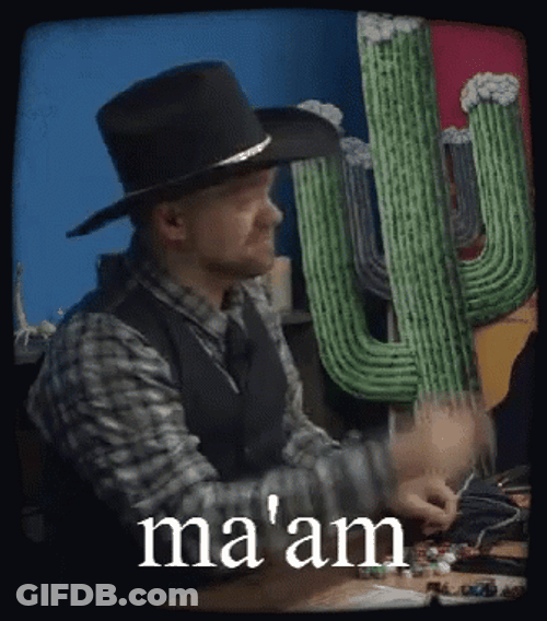 Tip Of The Hat Tyler Rhoades Ma'am GIF