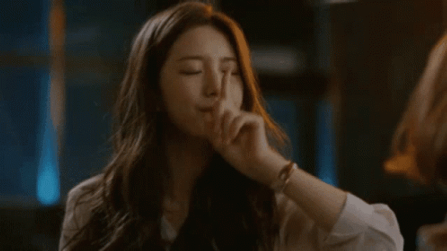 Tipsy Girl Shhhh GIF
