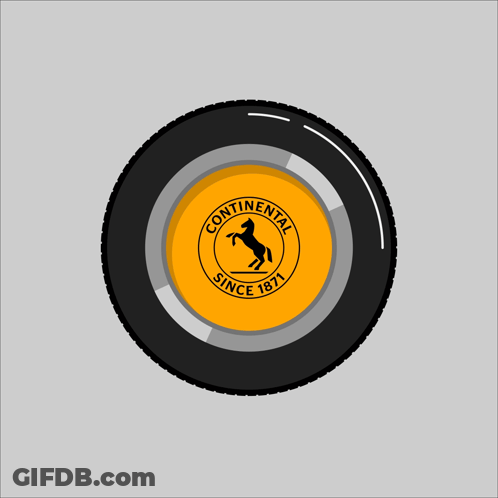 Tire With Yellow Ribbon Saying Trust GIF