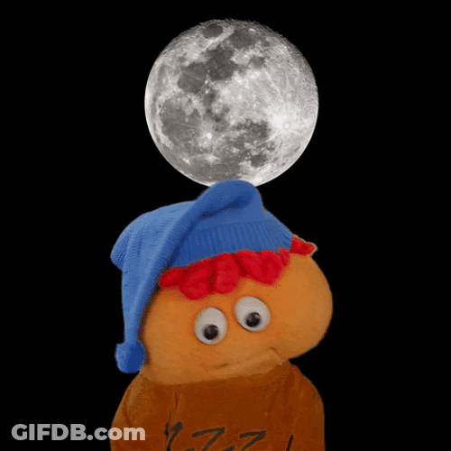 Tired Good Night Yawning GIF