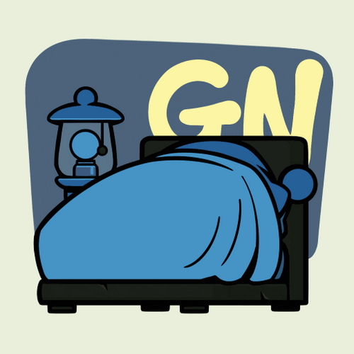 Tired Goodnight Sleeping Animation Meme GIF