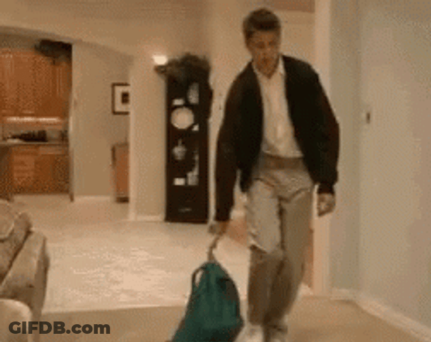 Tired Home Finally Falling Faceplant GIF