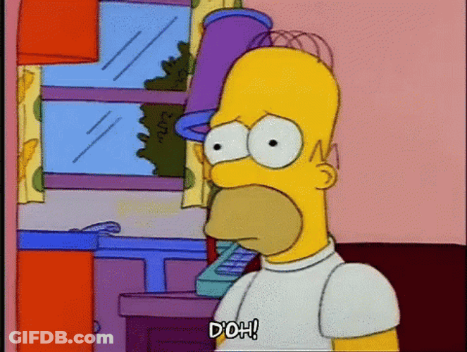 Tired Homer Doh GIF