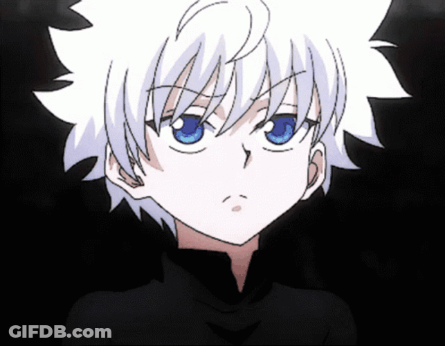 Tired Killua Pfp Deep Breath GIF