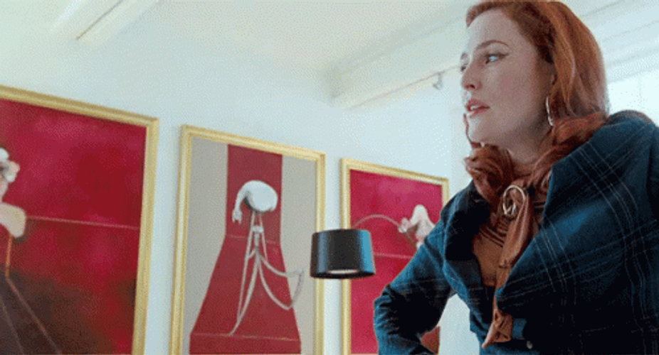 Tired Sigh Gillian Anderson GIF