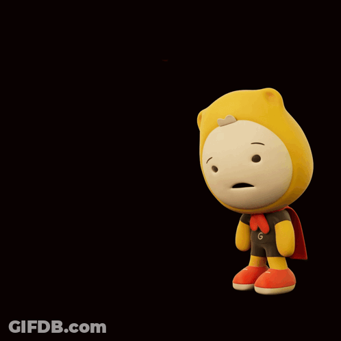 Tired Stuffed Animal Laying On Ground GIF