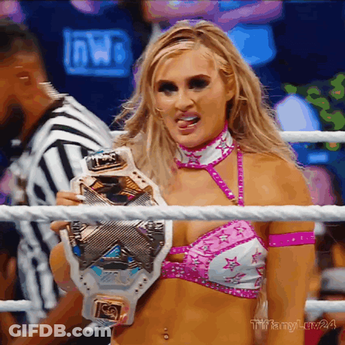 Tired Tiffany Stratton Champion GIF