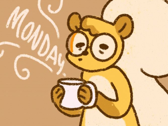 Tired Waking Up On Sleepy Monday GIF