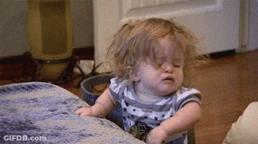 Tired Whining Baby GIF