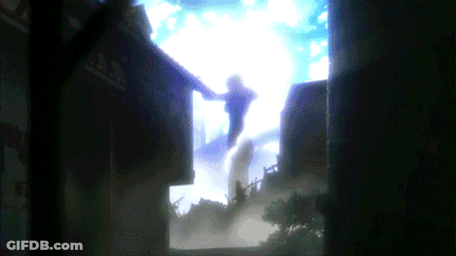 Titan Attack In Aot GIF