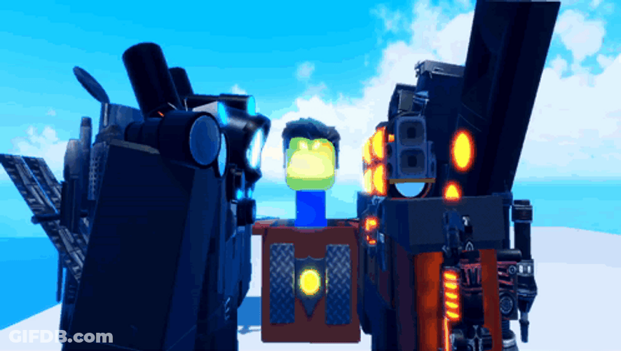Titan Speakerman And Cameraman Defense Chaos GIF