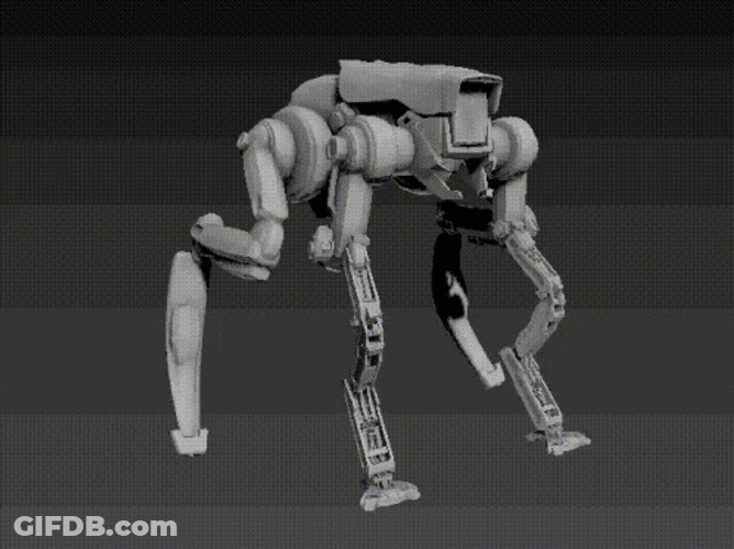 Titan Speakerman Robot Concept GIF