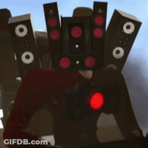 Titan Speakerman Wave His Hands GIF