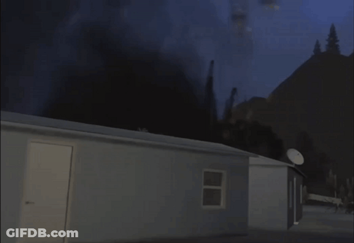 Titan Tv Man Attack GIF