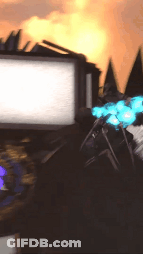 Titan Tv Man Blue Orb Skibidi Toilet GIF