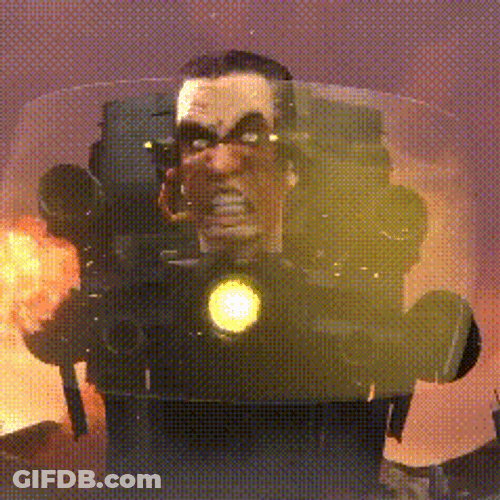 Titan Tv Man Fight Fighting GIF