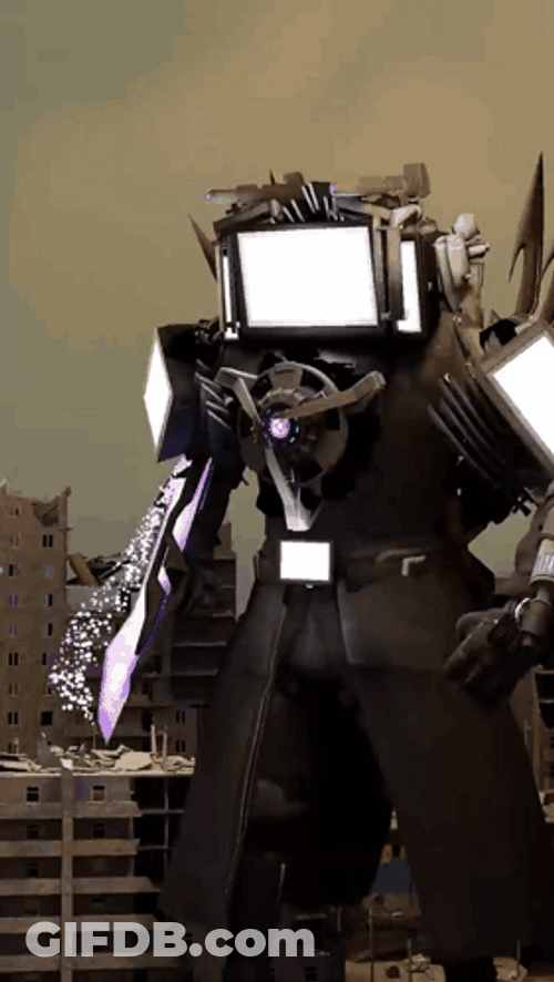 Titan Tv Man Screen View GIF