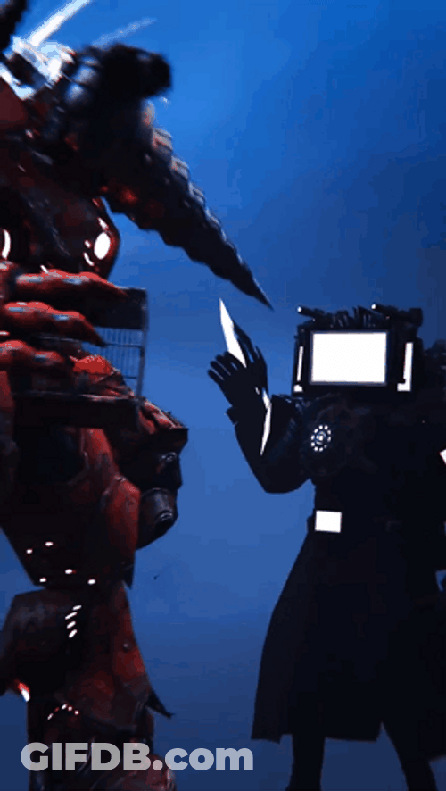 Titan Tv Man Serious Fight GIF