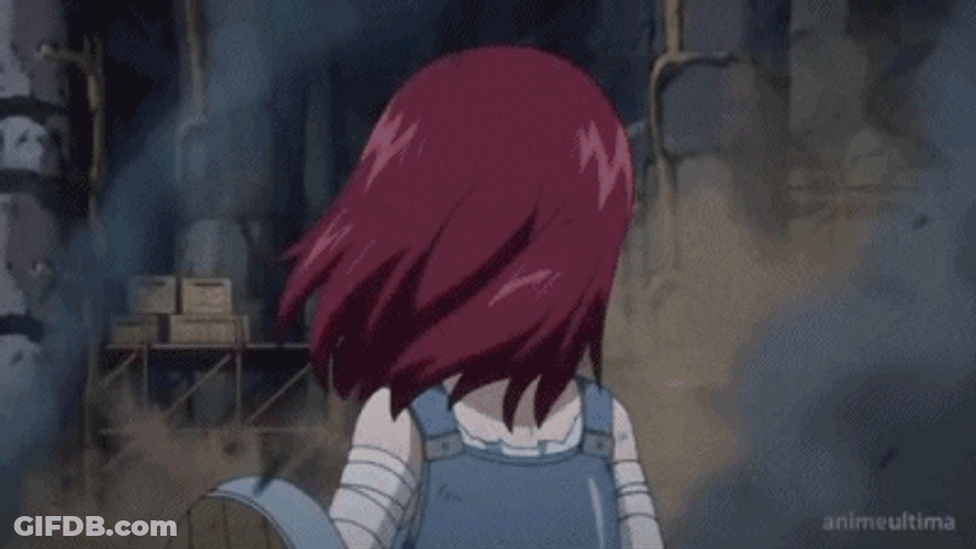 Titania Erza Scarlet Girl To Lady GIF