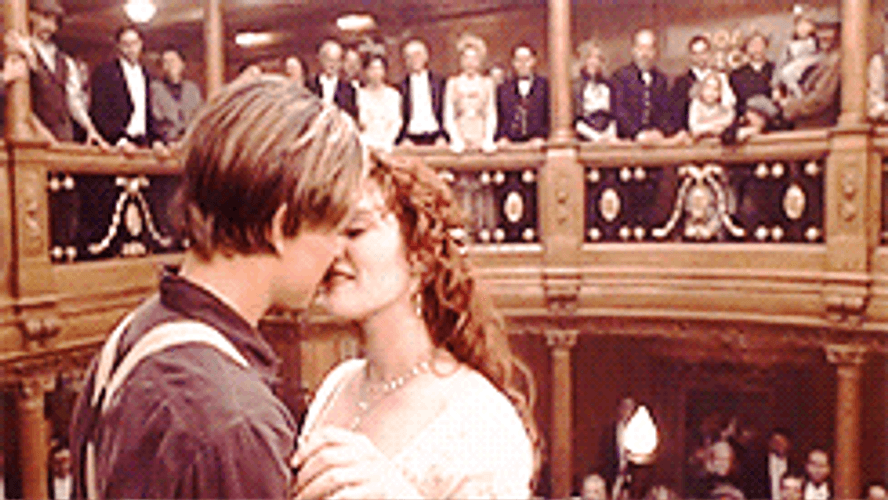 Titanic French Kiss Dream GIF