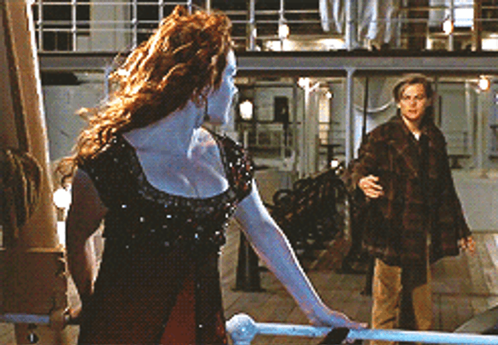 Titanic Scared Rose Bukater GIF
