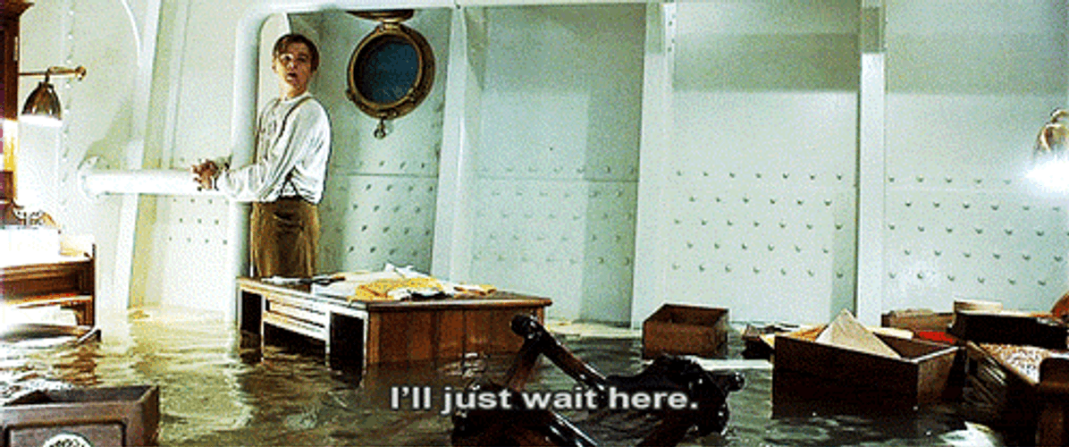 Titanic Stuck Jack Dawson GIF