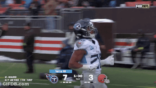 Titans Vs Browns Football Game GIF