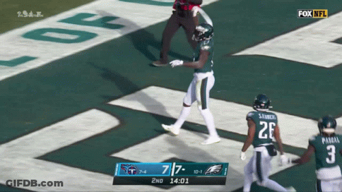 Titans Vs Eagles Football Game GIF
