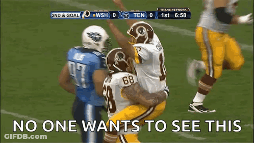 Titans Vs Redskins Football GIF