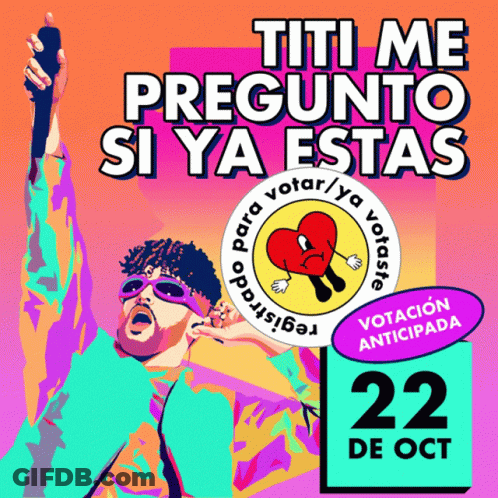 Titi Me Pregunto Si Ya Estas Poster GIF