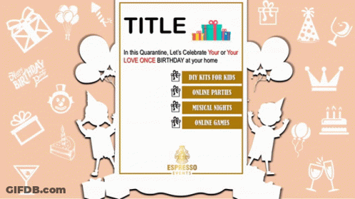 Title In This Quarantine Celebrate Love Birthday Home GIF