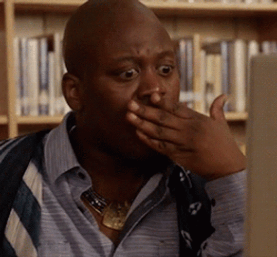 Titus Andromedon When Something Bad Happens Reaction GIF
