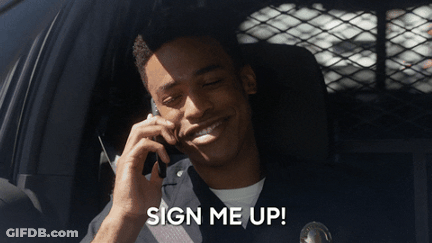 Titus Makin Jr Sign Me Up GIF