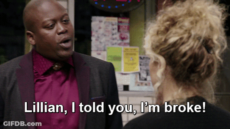 Tituss Burgess I Told You I'm Broke GIF
